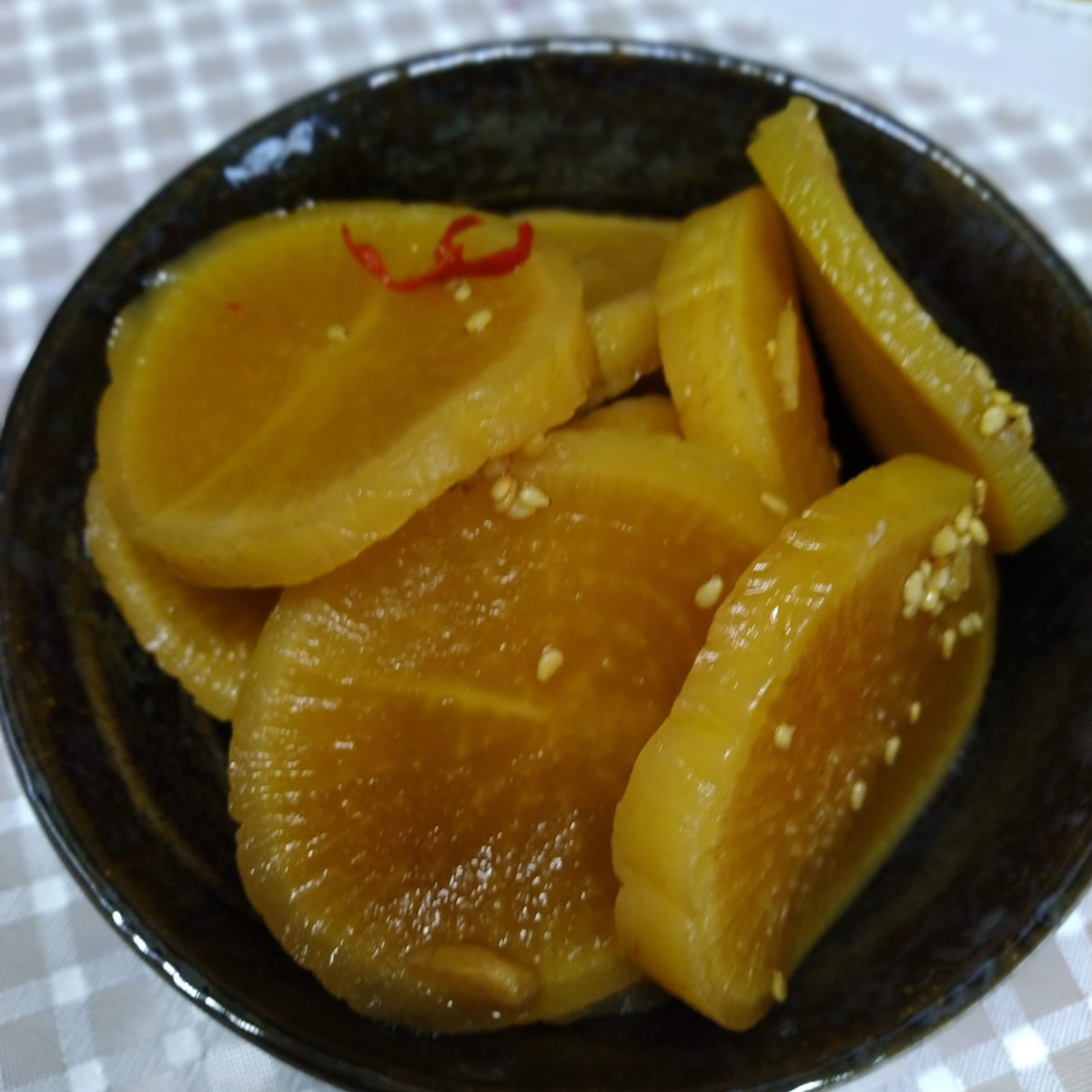 田舎料理 たくあんの煮たの レシピ 作り方 By Hana 41 楽天レシピ 田舎料理 たくあんの煮たの レシピ 作り方 By Hana 41 楽天レシピ